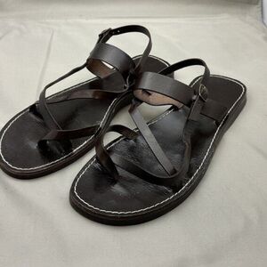 Croft & Barrow Women's Dark Brown Sandals